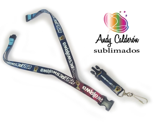 Porta Gafete 19 mm. broche anti ahorque y desprendible