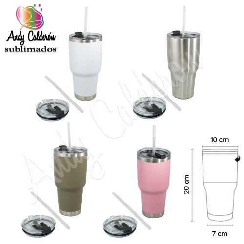 Termo Sublimado  tipo yeti 30 oz