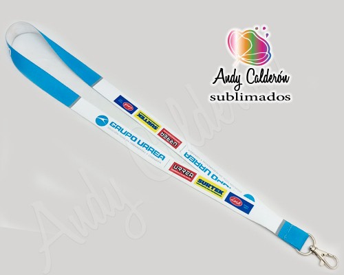 Porta Gafete 19 mm. sublimado 1 lado bandola perico