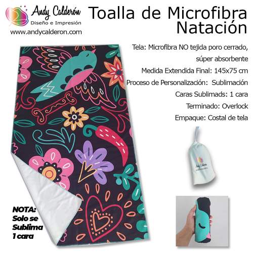Toalla de Microfibra natación