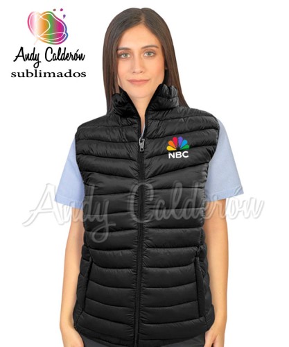 Chaleco capitonado personalizado